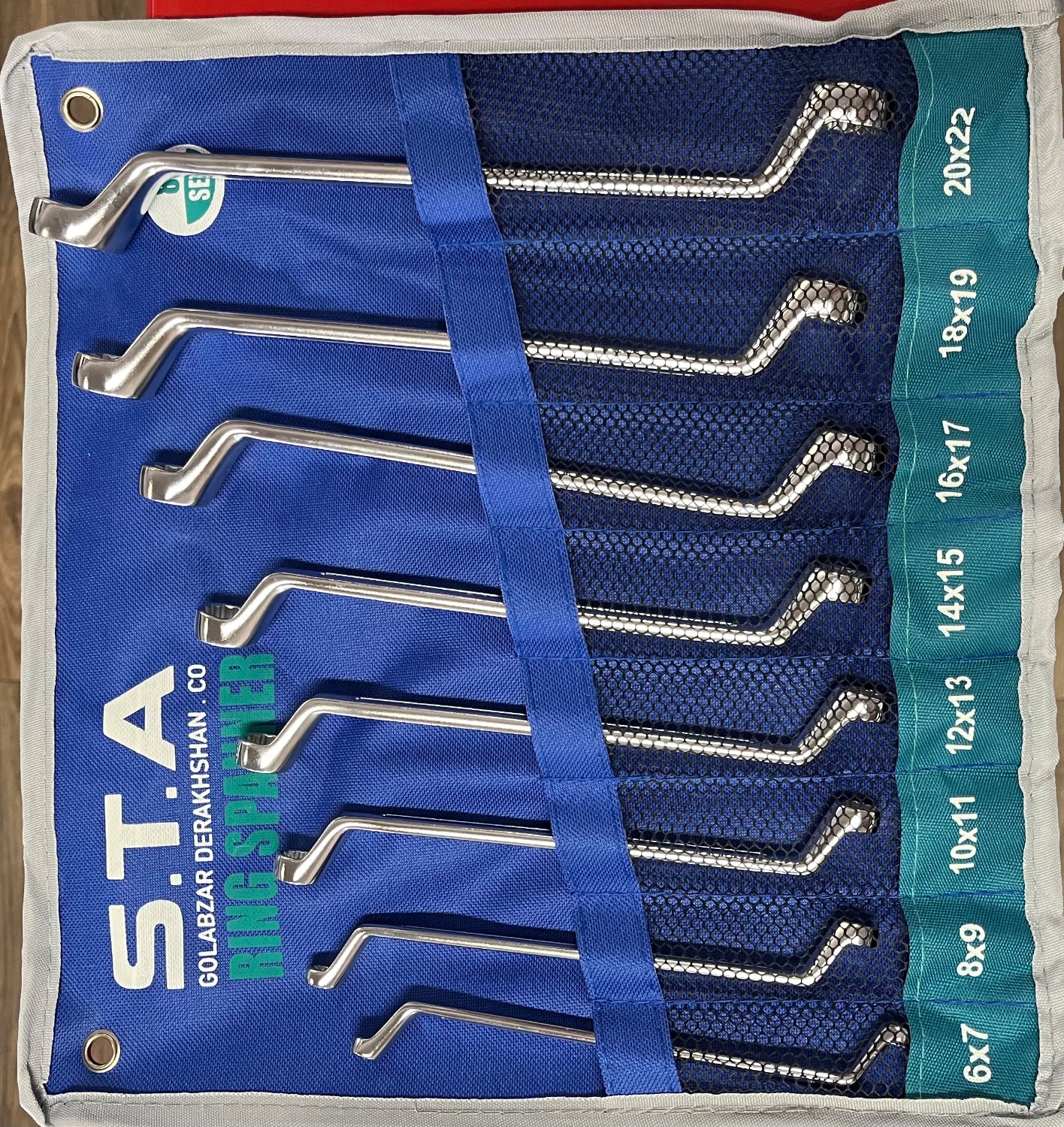 ست آچار دوسر رنگی 12 عددی S. T. A
